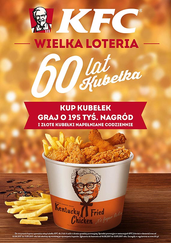 Kultowy Kubeek KFC obchodzi w tym roku 60. urodziny!