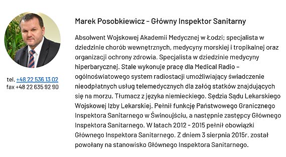„Nasz Czowiek”- dr Marek Posobkiewicz, ktry przez 6 lat odpowiada za Pastwow Inspekcj Sanitarn Kraju zrezygnowa ze swojego stanowiska. Zobacz film!