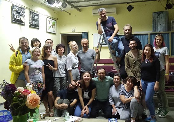 Trwa wizyta Teatru Krzyk z Maszewa na Ukrainie