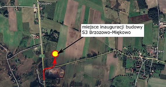 Otwarcie drogi S6 Goleniw-Nowogard i inauguracja robt na S3 Brzozowo-Mikowo