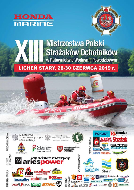 XIII Mistrzostwa Polski Straakw Ochotnikw w Ratownictwie Wodnym i Powodziowym
