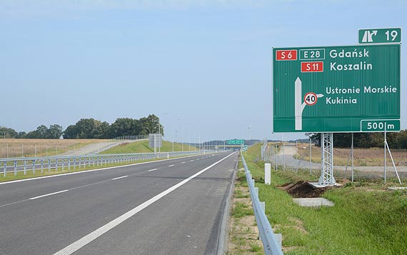 S6 signa do Koszalina - 130 km nowej drogi ekspresowej przejezdne