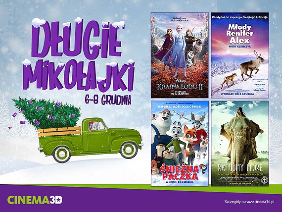 Od 6 do 8 grudnia Dugie Mikoajki w Cinema3D!