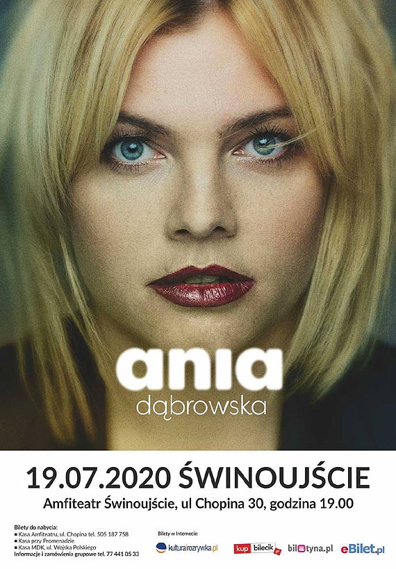 Koncert Ani Dbrowskiej w winoujskim Amfiteatrze