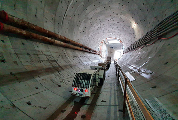 Drenie tunelu w winoujciu nabiera rozpdu - 130 metrw wydrone